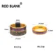 Anillo guía de aluminio con borde de color para cañas - imagen 2