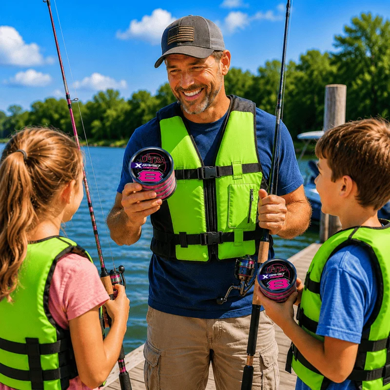 Línea PE trenzada súper resistente de multifilamento para pesca - imagen 4