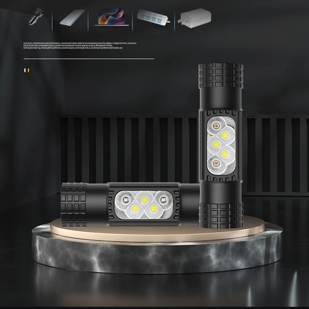 Minilinterna frontal LED UV ANYIGEDEJU