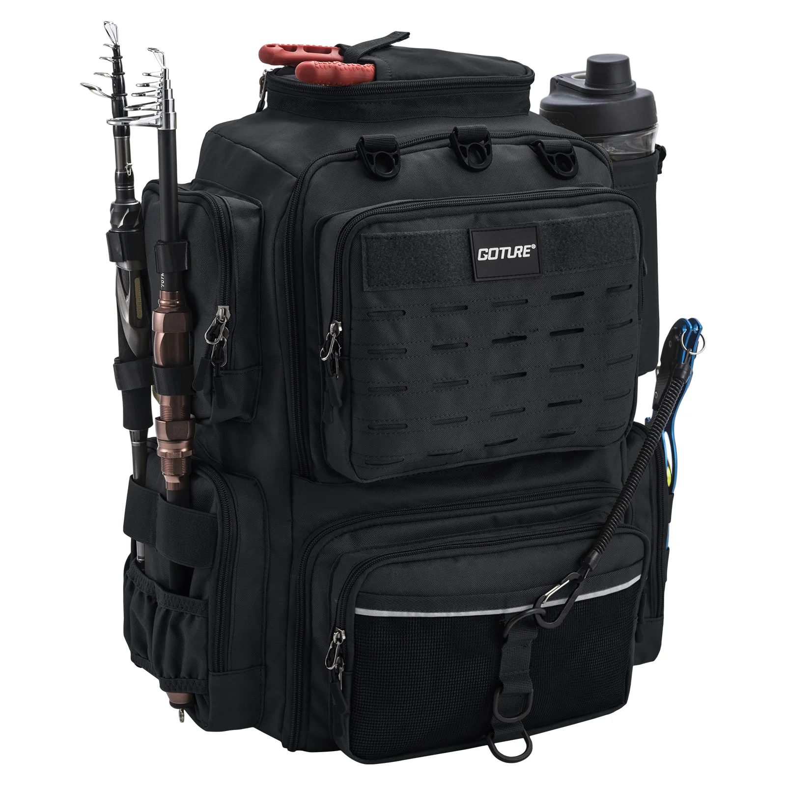 Mochila de pesca impermeable Goture con correas acolchadas - imagen 2