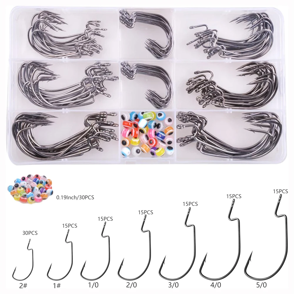 Anzuelo offset útil en kit