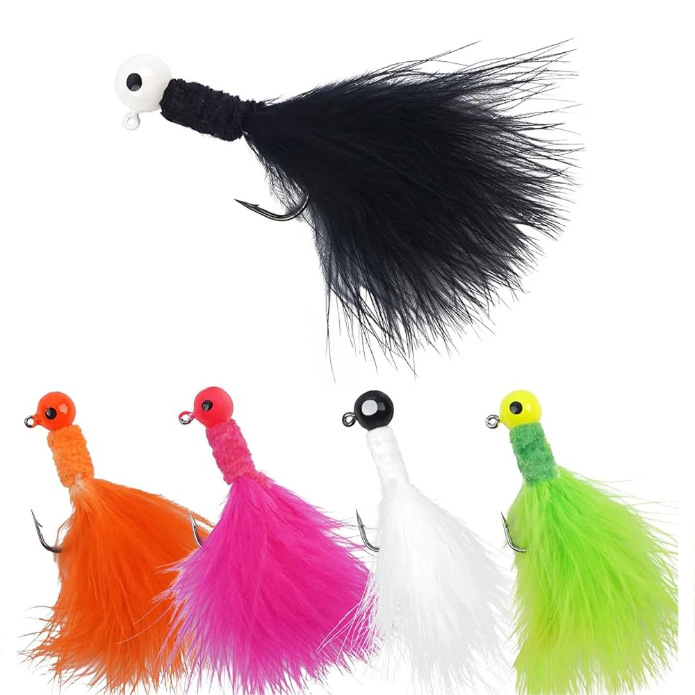 Jig Head Marabou – Cabezales de plantilla para lubina y trucha - imagen 3