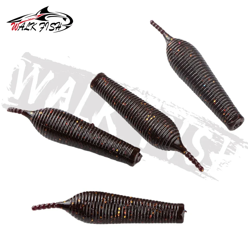 Cebo biónico WALK FISH – Pupa flotante TPR de 5 cm para lubina y mandarín - imagen 5