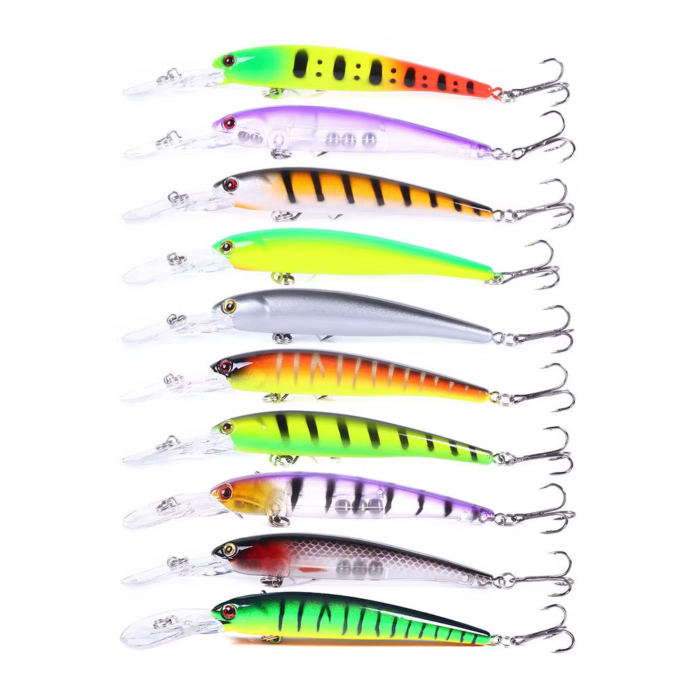 Señuelo wobbler minnow láser de lengua larga – Crankbait - imagen 5