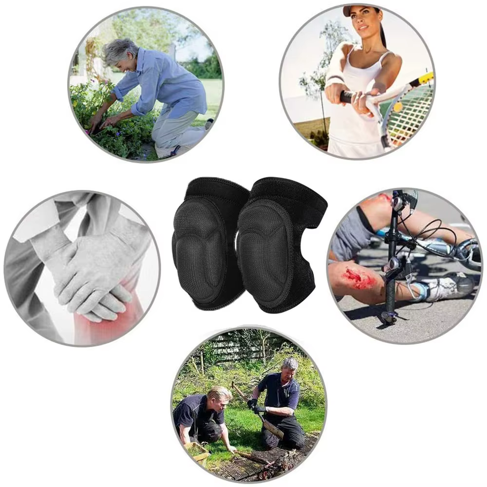 Rodilleras protectoras antideslizantes para deportes