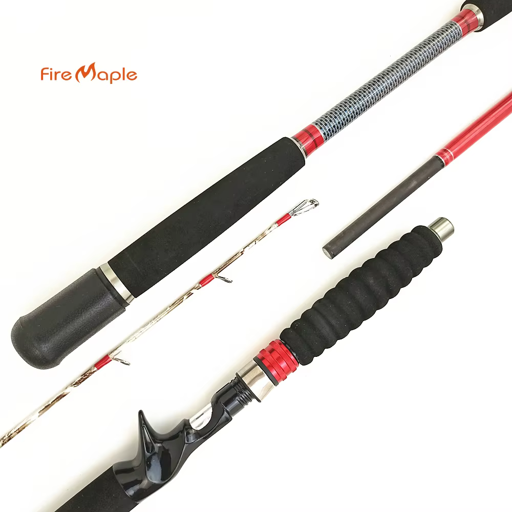 Red Shark Caña Surf Casting Punta Sólida para Jigging Lento - imagen 5