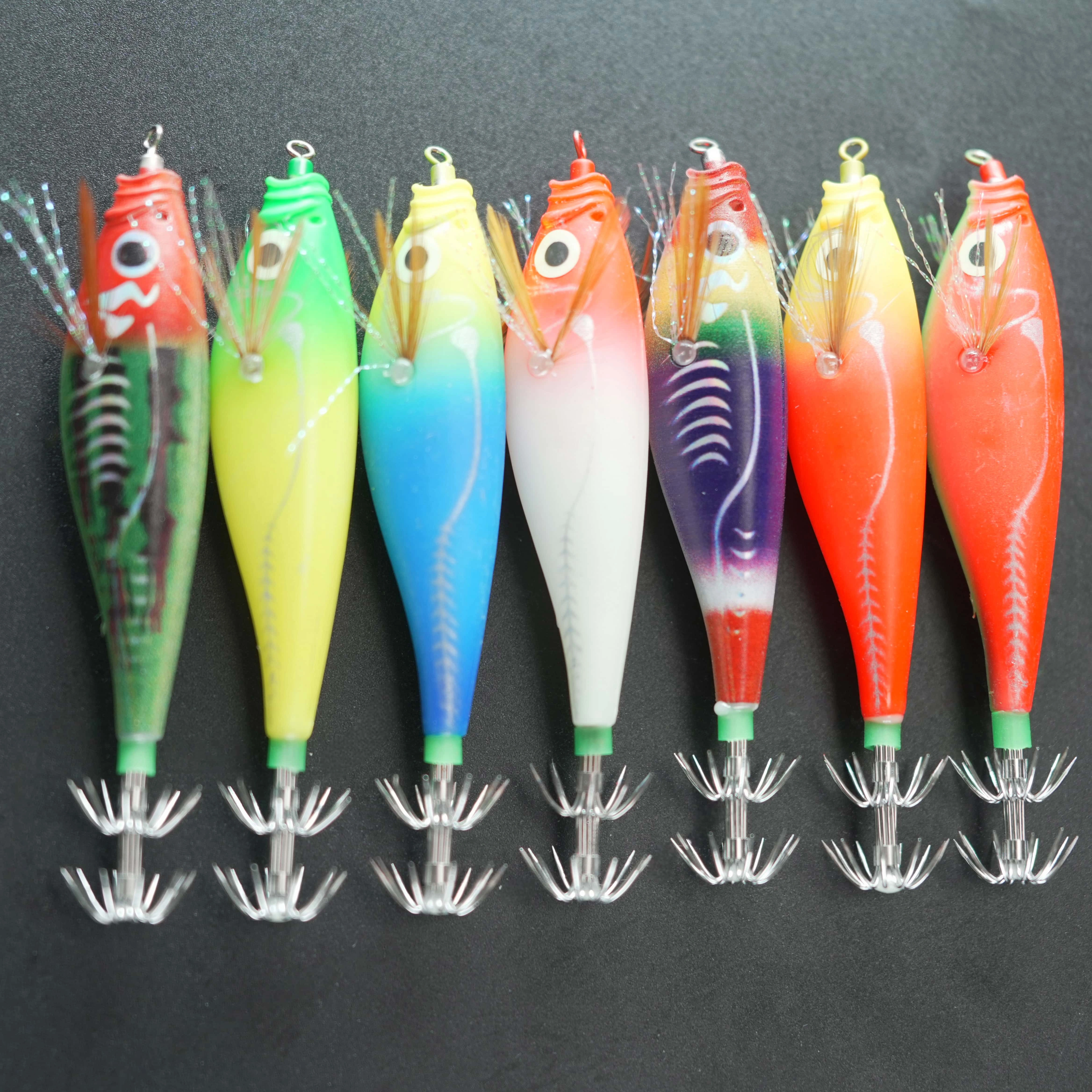 BRAVMACK variedad de colores degradados en señuelos