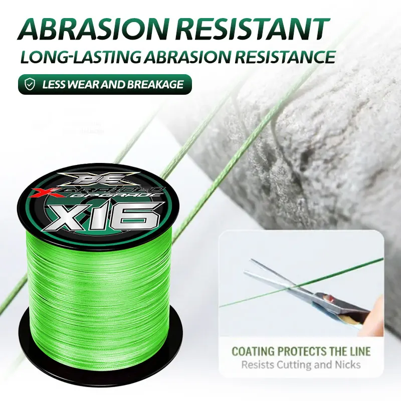 Línea de pesca trenzada PE YGKX multifilamento – alta resistencia - imagen 3