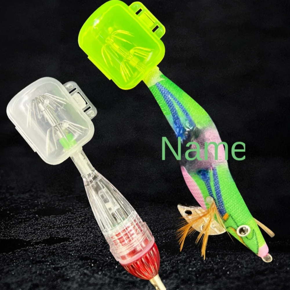 Protector de anzuelo triple portátil con fundas blancas y verdes - imagen 4