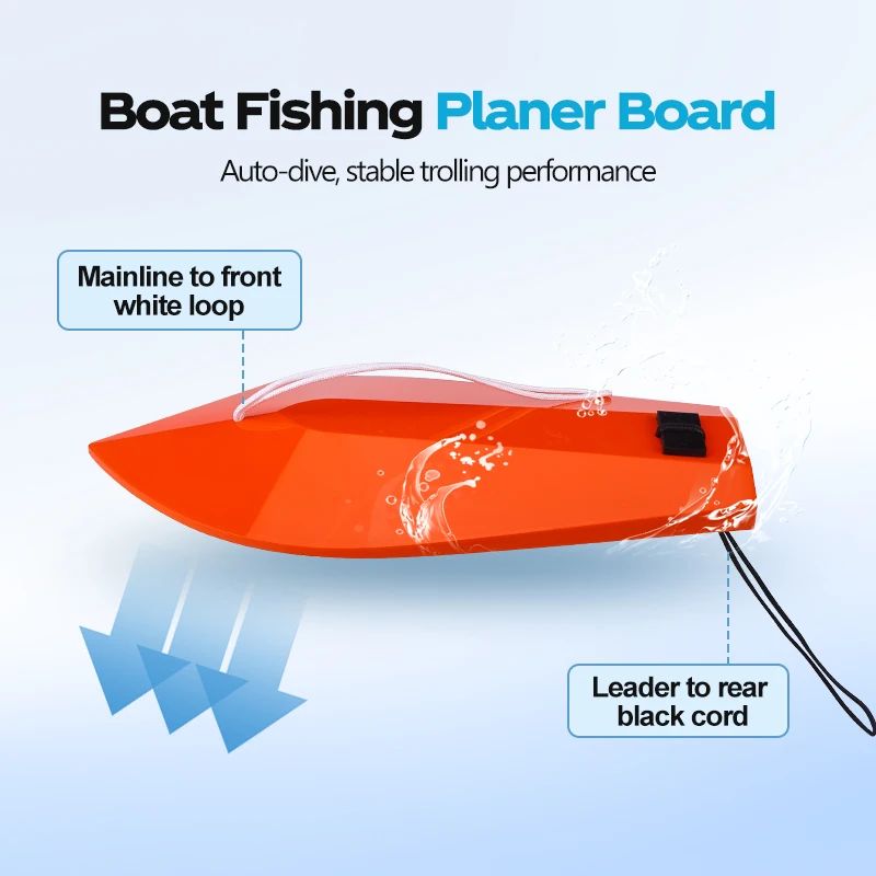 WEIHE Placa de Buceo Tipo K roja con peso ajustable para trolling - imagen 2