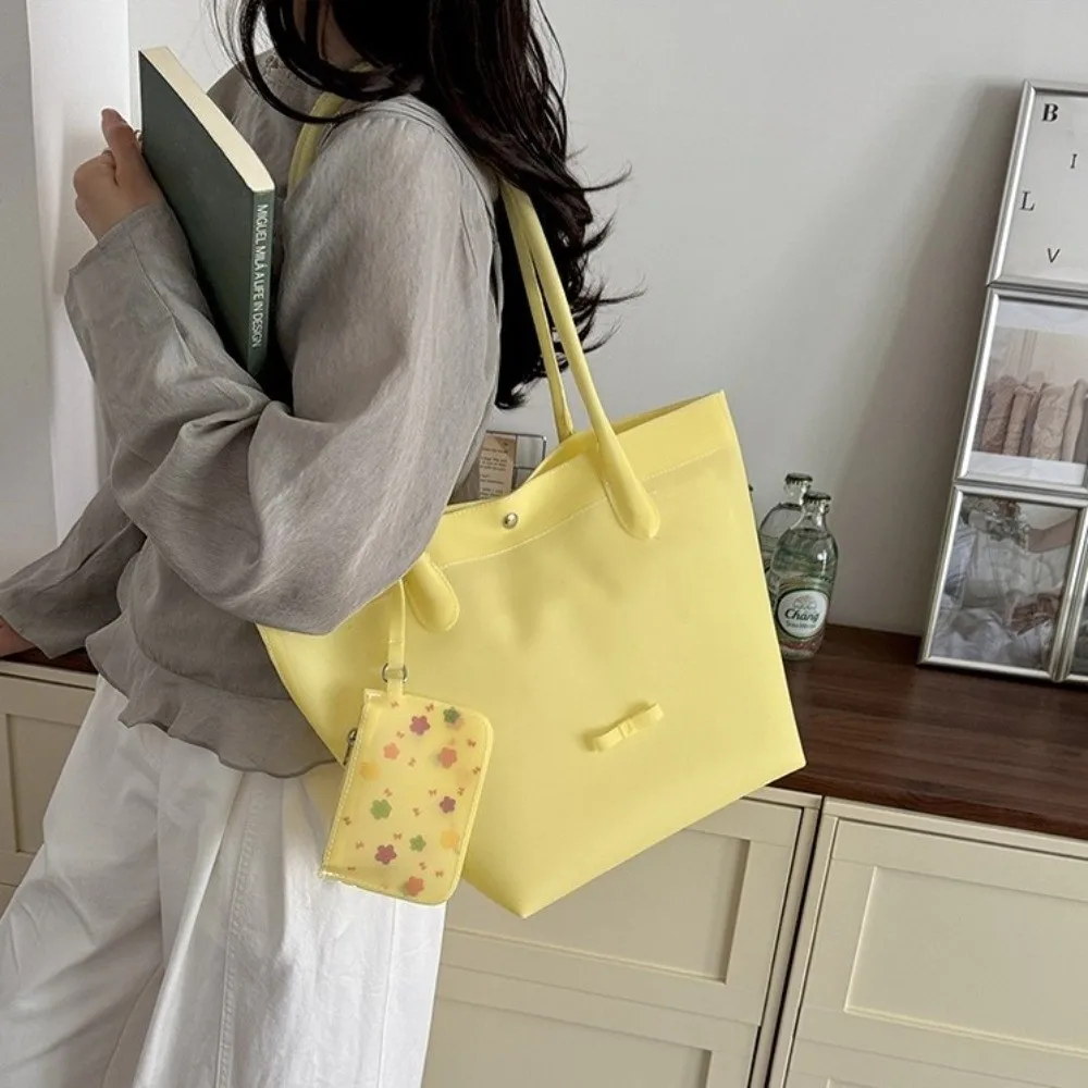 Bolsa Tote impermeable transparente Jelly de verano, gran capacidad - imagen 4