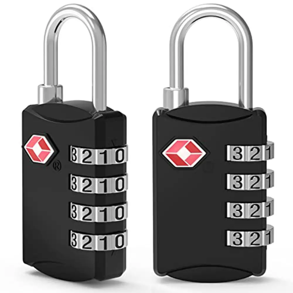 Candado de combinación TSA portátil antirrobo para equipaje