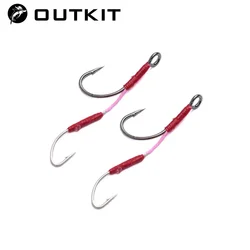 OUTKIT Señuelo Cucharilla Pequeño Acero al Carbono - Anzuelo Doble