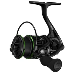 Carrete de spinning ligero para trucha con bobina poco profunda