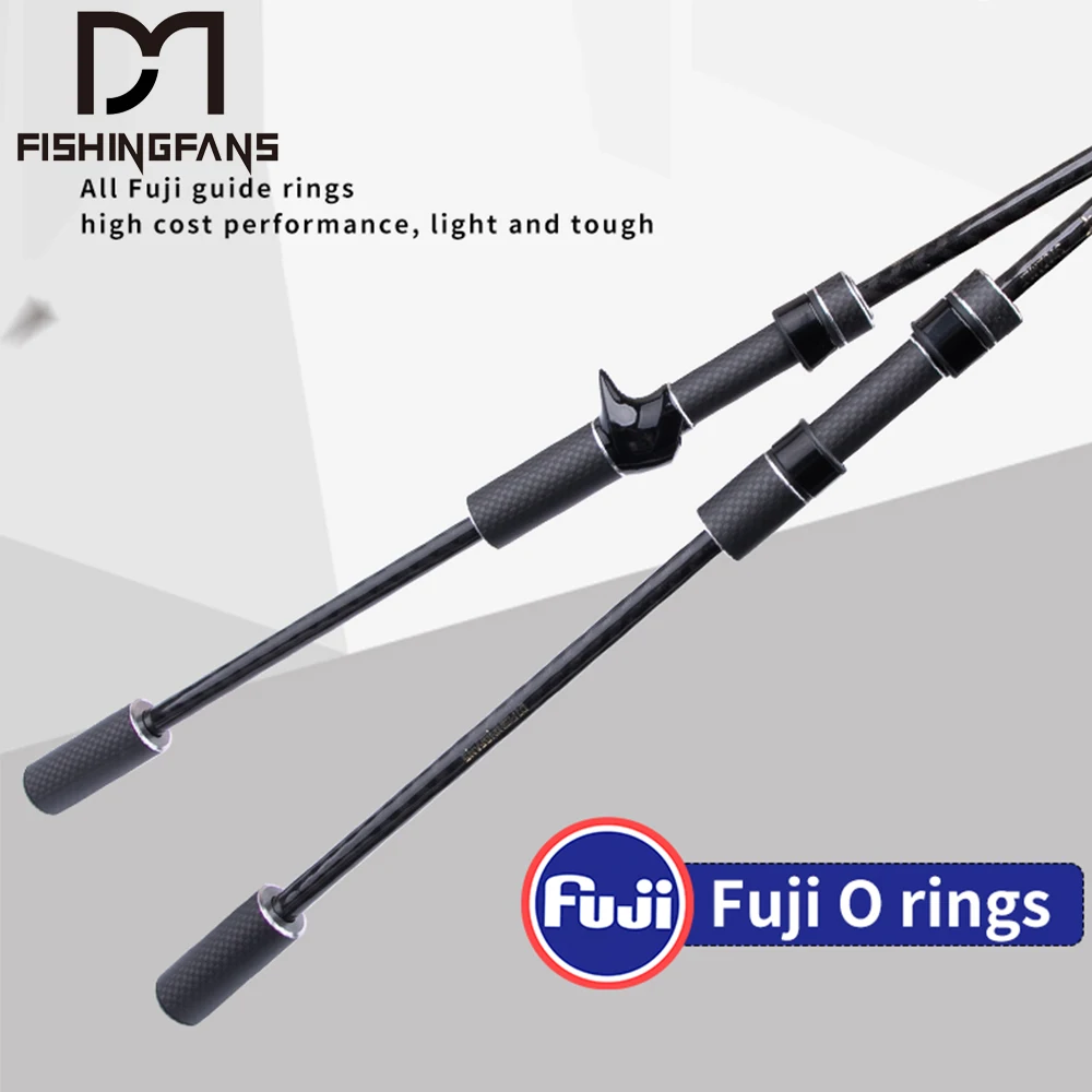 Caña de carbono FishingFans Scar Fuji O-Guide para trucha y lubina