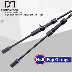 Caña de carbono FishingFans Scar Fuji O-Guide para trucha y lubina