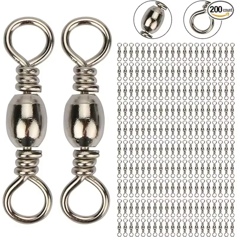 Goture Barril Giratorio Inoxidable para Pesca Marina Conector - imagen 3