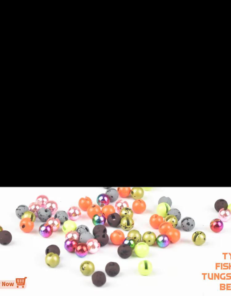 Pack de 50 cuentas ranuradas de tungsteno MUUNN