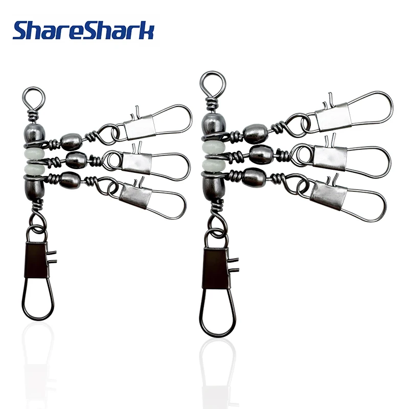 Anillas giratorias con rodamiento ShareShark para señuelos