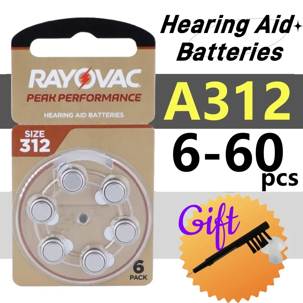 Batería Rayovac A312 en blíster
