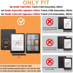 Kindle Paperwhite 12ª gen funda magnética desmontable Auto Wake/Sleep