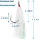 Bucktail Teasers Anzuelos Jig Head inox Mylar para agua salada