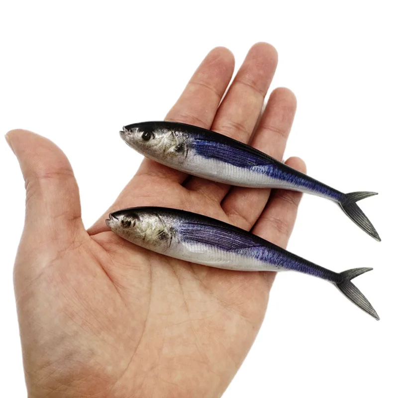 Ackibbik Swimbait 3D para trolling, cebo plástico suave - imagen 5
