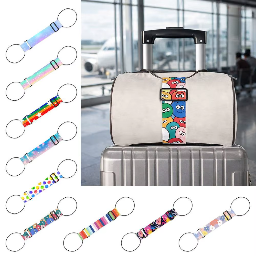 Correas elásticas ajustables para equipaje – Pack colores maleta viaje - imagen 5