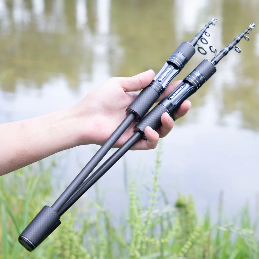 FishingFANS Caña telescópica portátil FUJI O guía ligera media ML - imagen 4