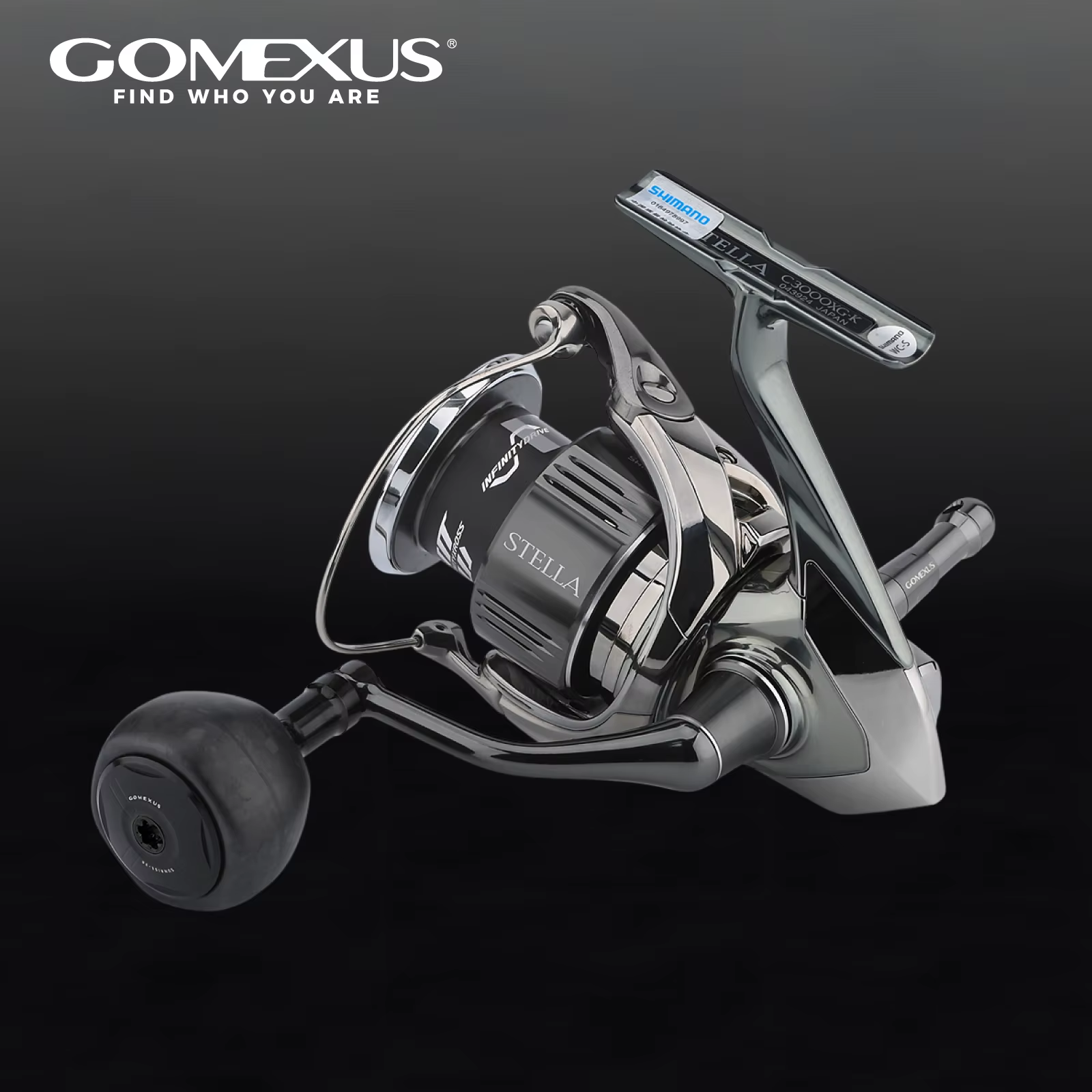 Perilla de Carrete Gomexus en Carbono 38mm para Shimano - imagen 3