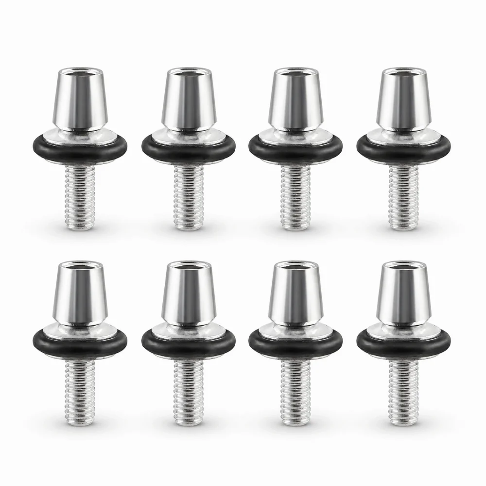 Tornillos de freno tipo C M6 de aleación aluminio plateados - imagen 4