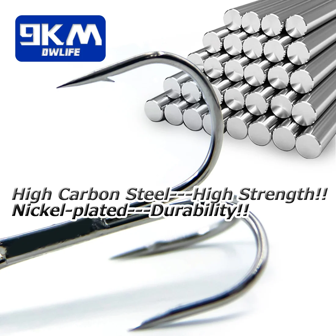 Anzuelos 9KM en su empaque