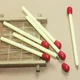 Bolígrafos con forma de fósforo divertidos para oficina y colegio - imagen 5