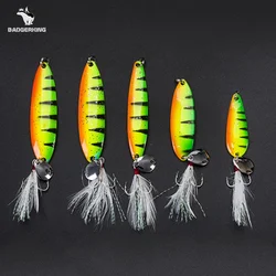 Kit 8 señuelos cuchara para jigging – wobblers 4 colores