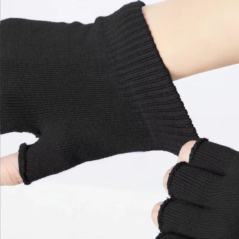 Guantes de pesca medio dedo invierno para trabajo y exteriores - imagen 2