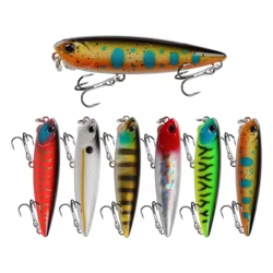 Señuelo flotante para lucio Crankbait plástico 6,5 cm 5,3 g