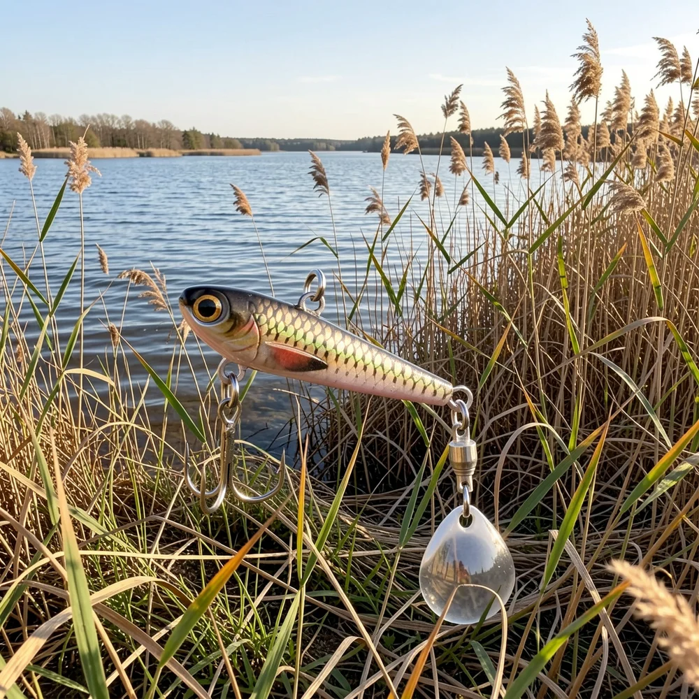 Señuelo VIB Spintail escamas 3D ultralargo – agua dulce/salada - imagen 5