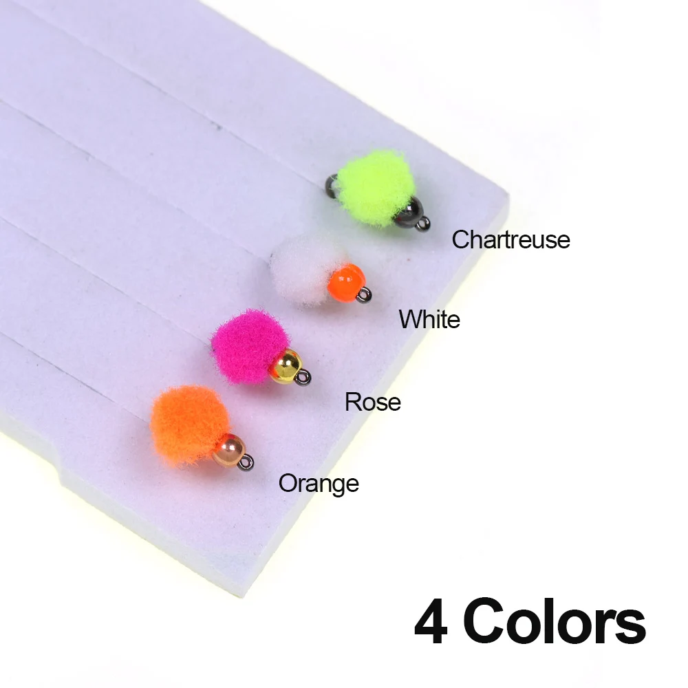ICERIO Beadhead Glo Ninfa #16 – Ninfa artificial para trucha - imagen 3