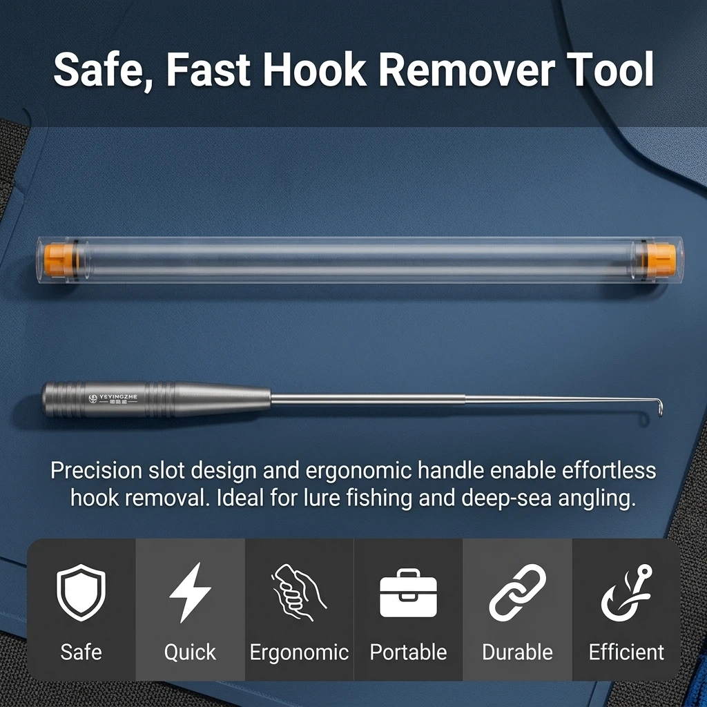 Removedor de anzuelos inox multifuncional para desenganchar peces - imagen 4