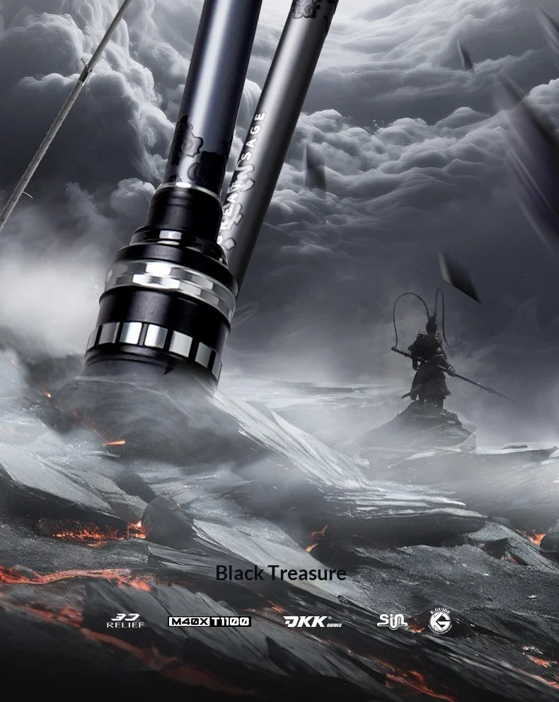 Detalle del diseño en negro (Black Wukong)
