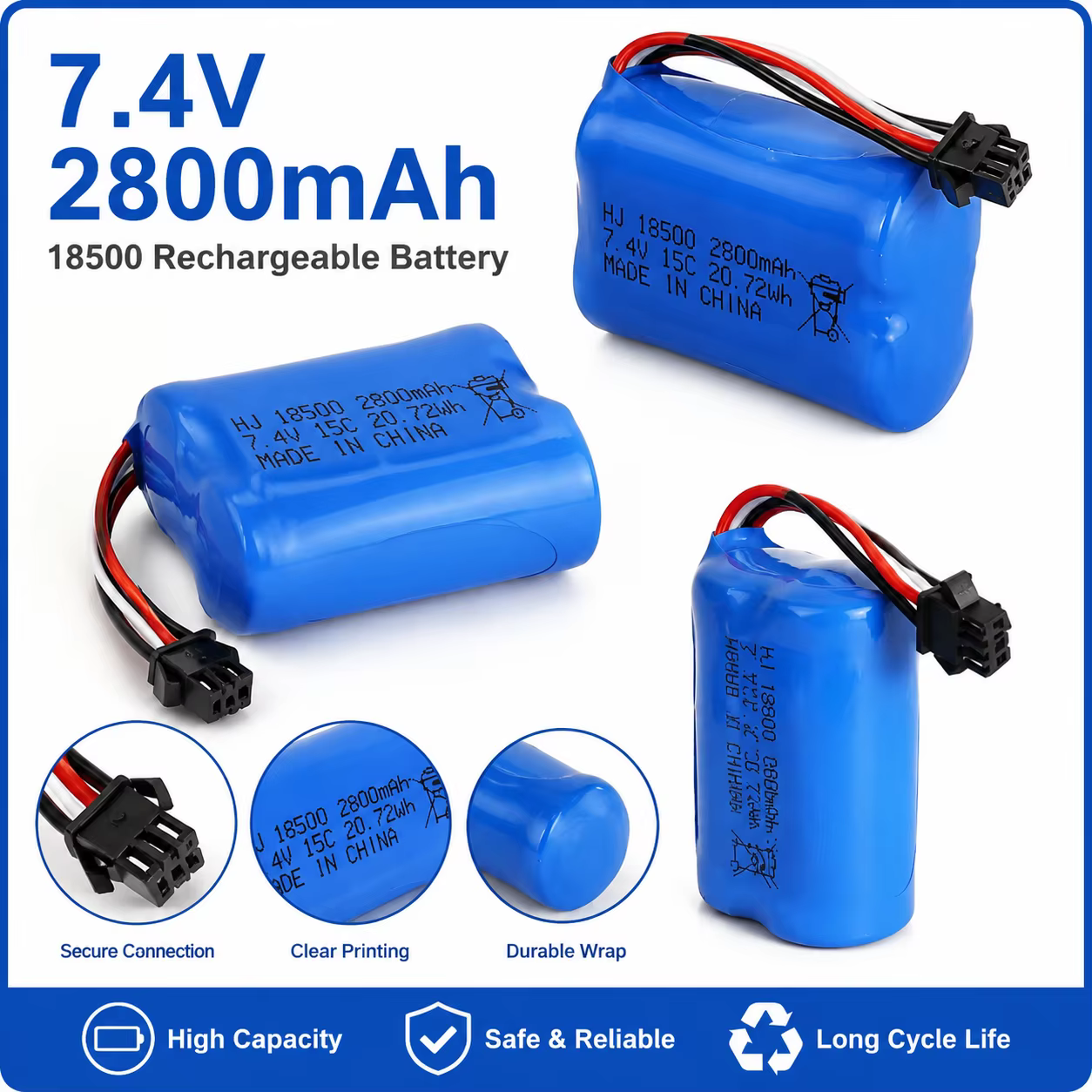Batería recargable para coche RC de alta velocidad - imagen 2