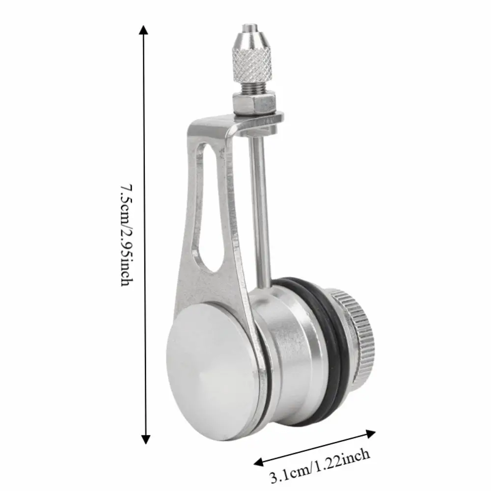 Herramienta para atar nudos de pesca ajustable en aluminio