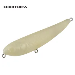 Countbass Señuelos duros Popper Topwater 70mm y 100mm sin pintar