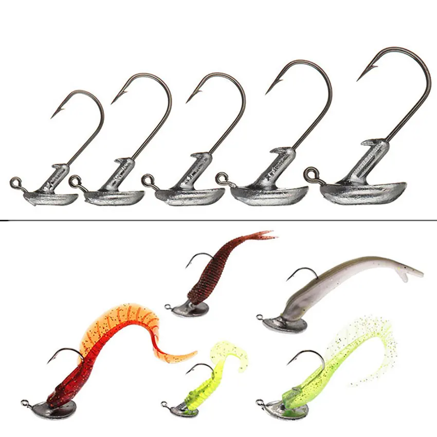 JYJ Anzuelos Jig Head afilados para vinilo - imagen 5