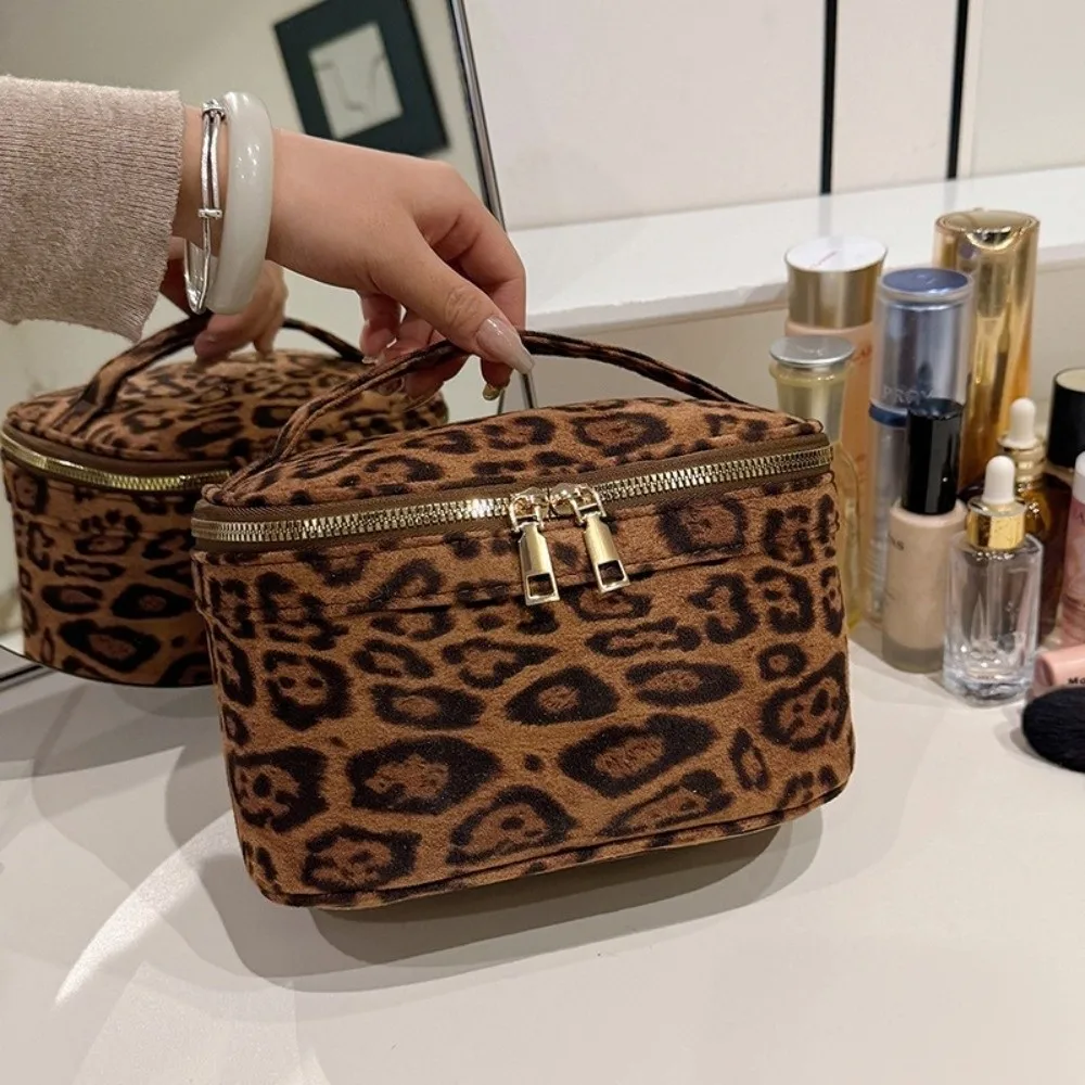 Bolsa de pesca de gran capacidad en imitación ante leopardo