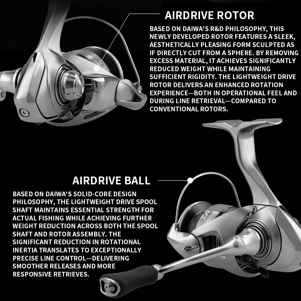 Carrete giratorio Daiwa Exceler CS LT para agua salada - imagen 4