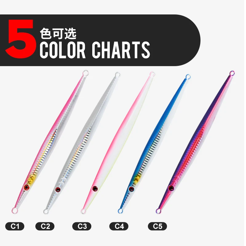 TEASER J5 Jig Head luminoso para jigging en agua salada - imagen 5
