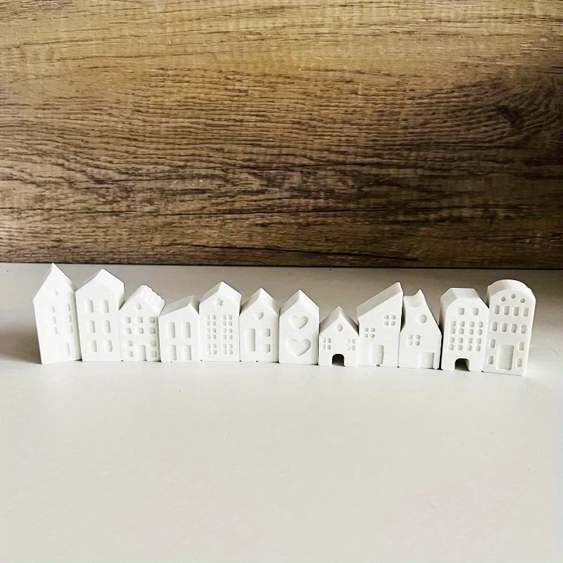 Molde de silicona 3D con cavidades estilo nórdico para velas - imagen 3