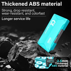 Caja de línea pesca ABS con carretes silicona