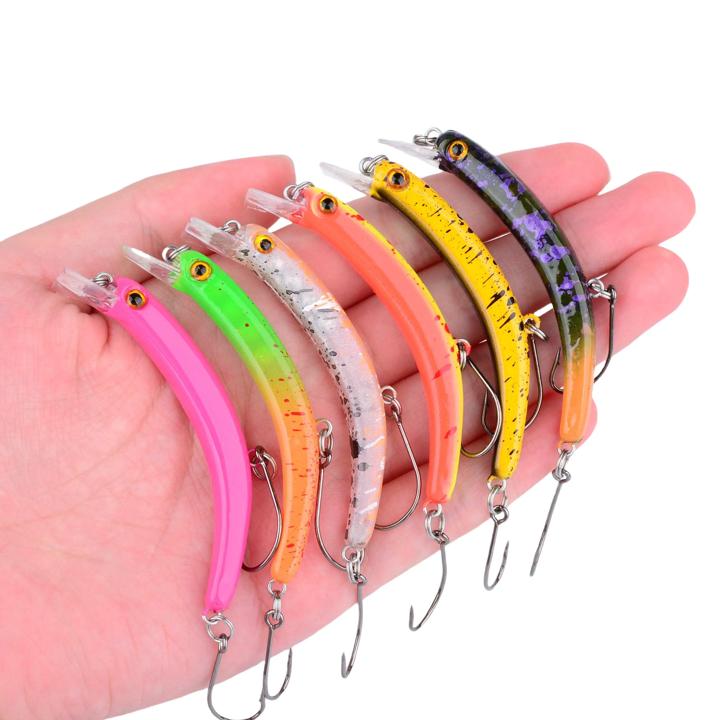 Señuelo minnow de hundimiento lento para lubina